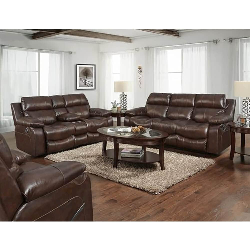 Positano Italian Top Grain Leather Match Rocker Recliner