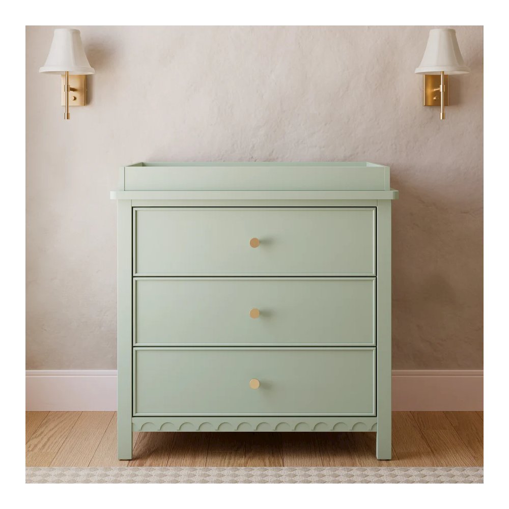 Graco Sasha 3 Drawer Chest with Changing Topper - Sage