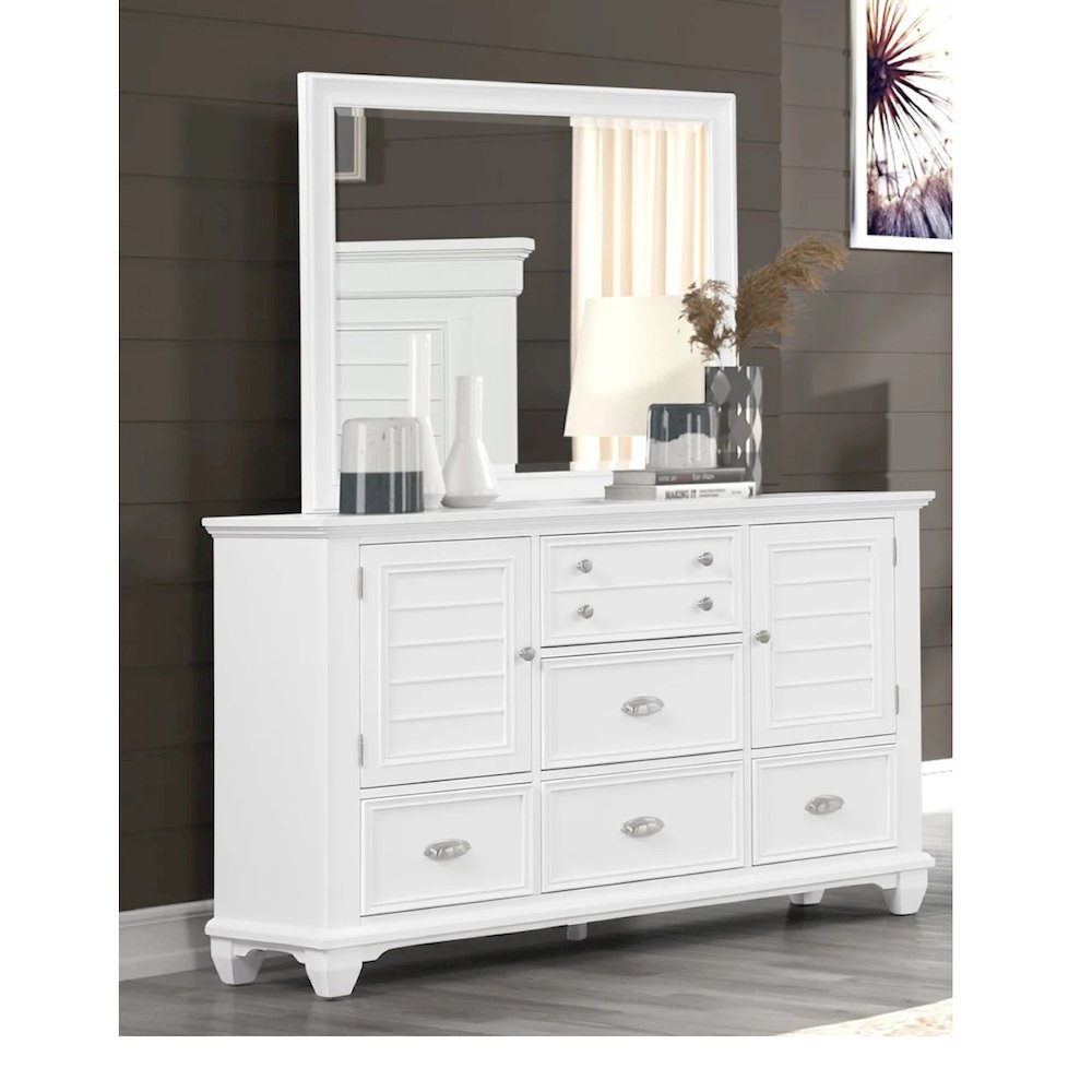 Jamestown Door Chest- White