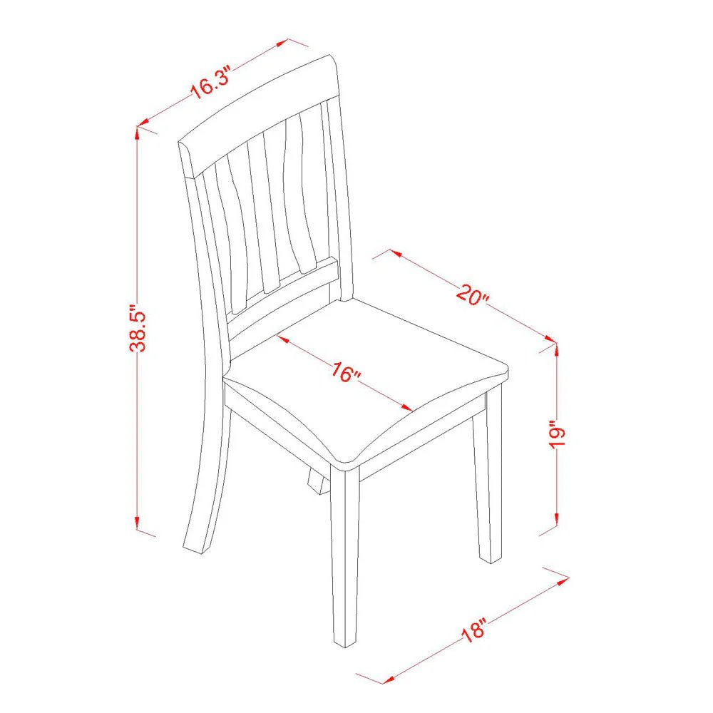 DUAN6-BLK-C 6 Pc Kitchen nook Dining set - Dinette Table and 4 Kitchen Dining Chairs in addition to Bench