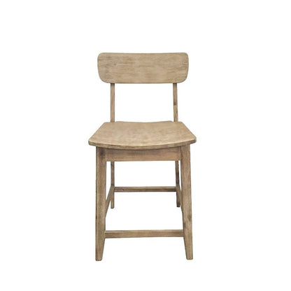 Torino Wood Bar Stool - Barnwood Wire-Brush