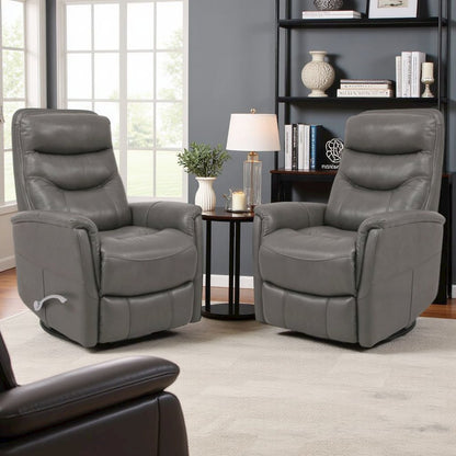 Ice Recliner Nursery Glider Set – Elegant Boucle Chairs for Comfort