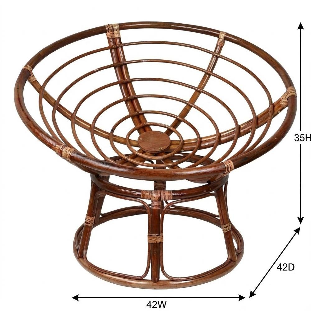 42-inch Rattan Papasan Chair Frame Only