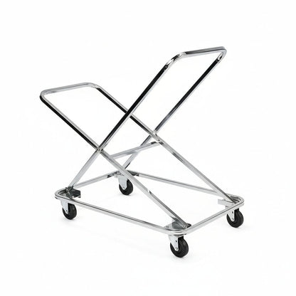 Dolly for 8200 Series Melody Chairs – Heavy-Duty Steel Chair Dolly with Chrome Frame, Hard Rubber Casters, Holds Up to 18 Chairs, 332 lbs Capacity