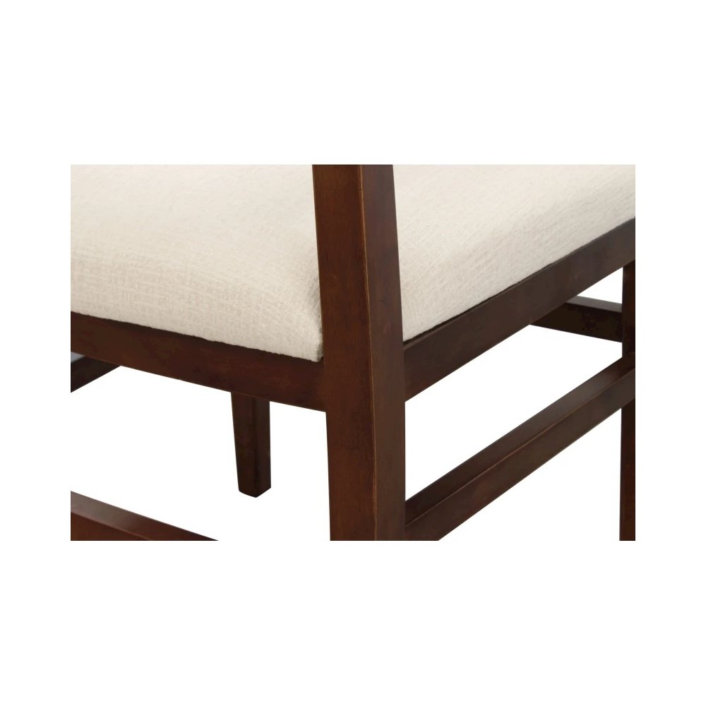 Hartford Mid-Century Modern Dining Chair with Performance Fabric Upholstery