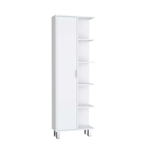 Crovie Linen Cabinet White MDF