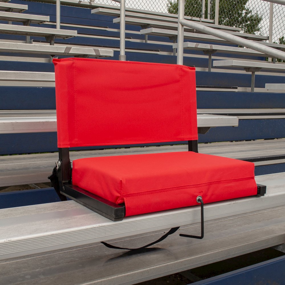 Stadium Chairs for Bleachers with Back Suppor