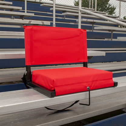 Stadium Chairs for Bleachers with Back Suppor