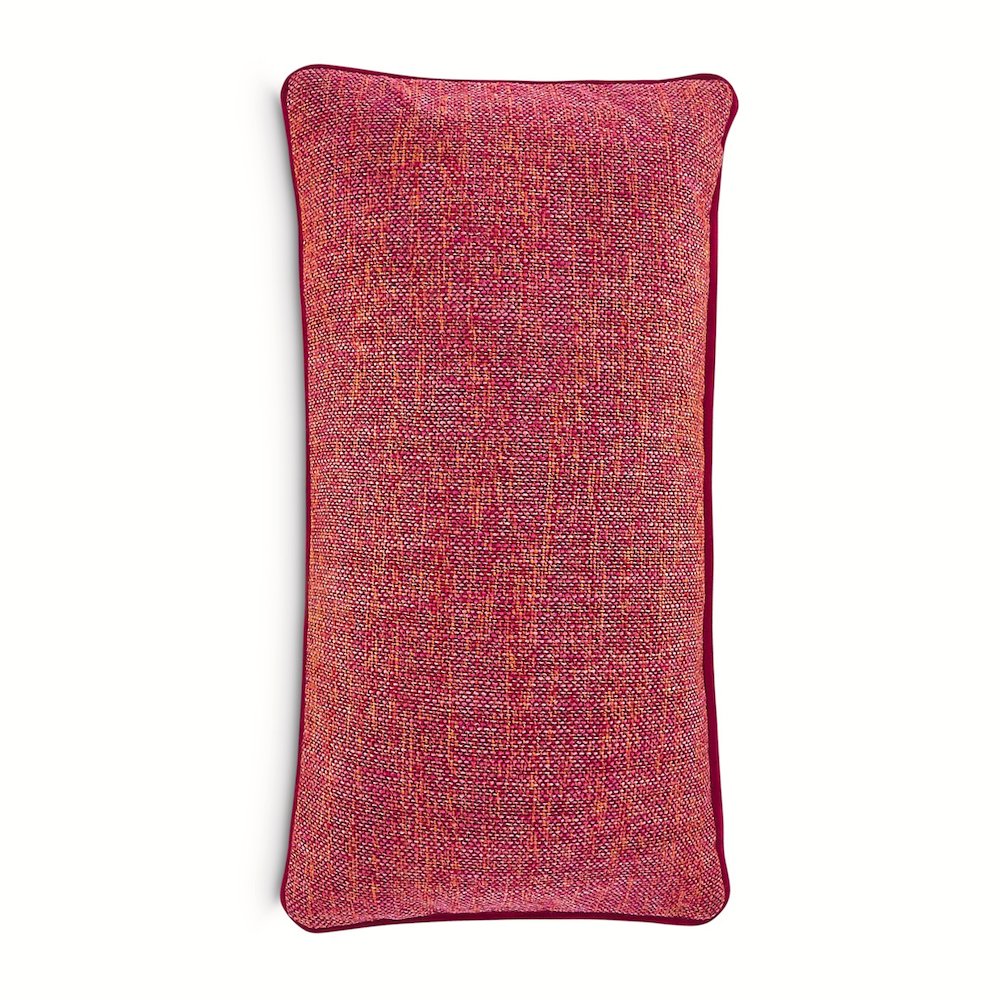 Boho DeAnza  13"x24" Oblong Pillow, Set of 2 - Berry