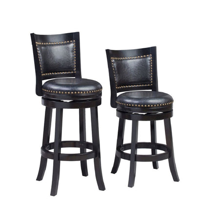 Bristol Swivel Bar Stool - Black