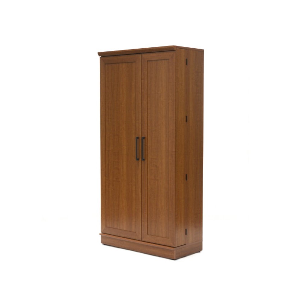 HomePlus Storage Cabinet, Sienna Oak finish
