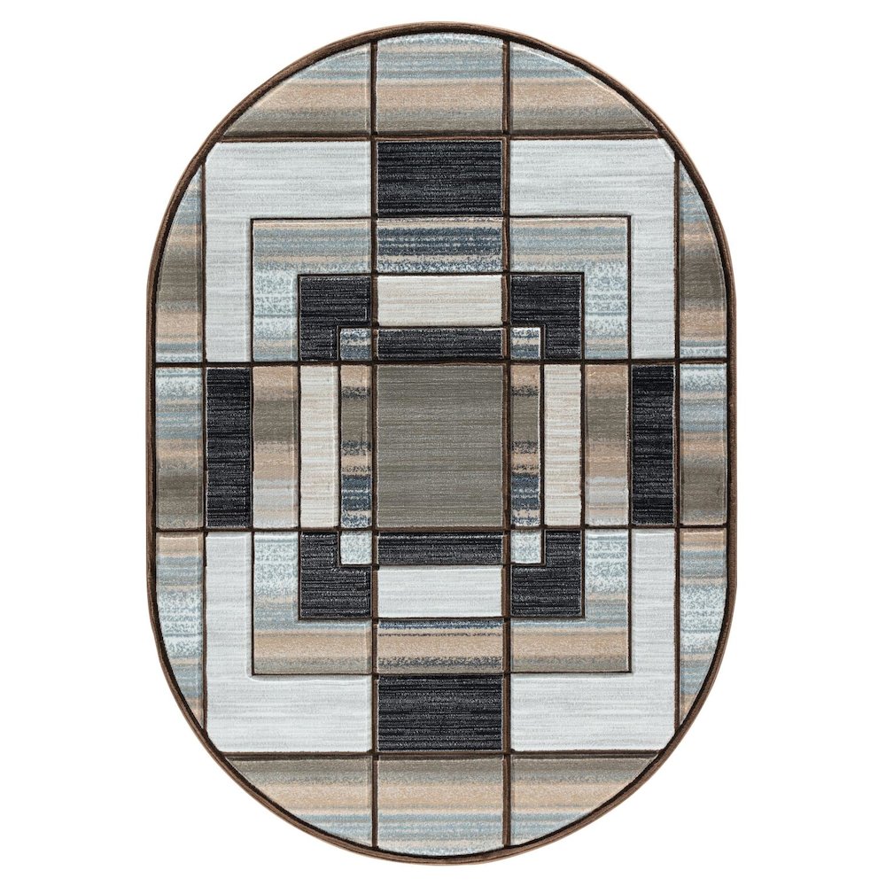 ORELSI COLLECTION OR16  5'2" X 7'5" OVAL