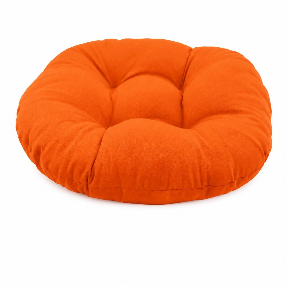 18 inch Round Solid Twill Footstool Cushion  93301-18IN-TW-TD