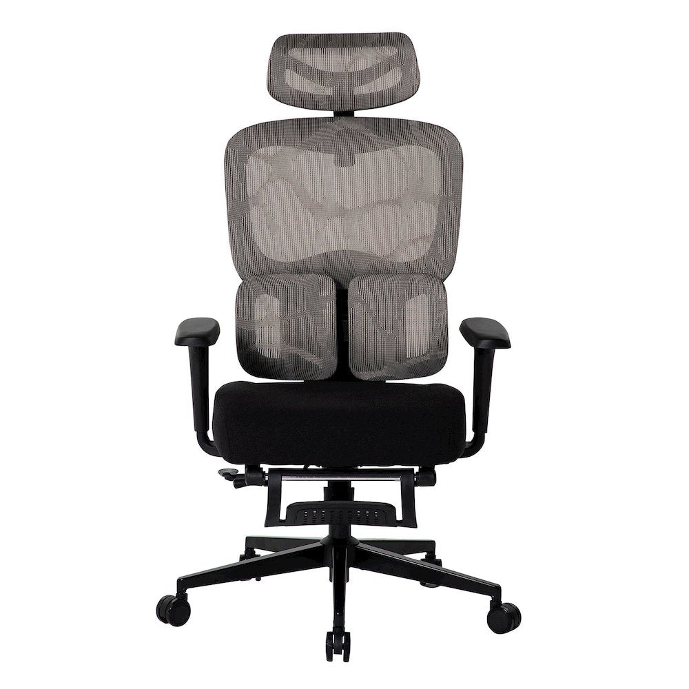 Office Chair with 9 Adjustable Points, Dual-Pad Lumbar Support, 3D Armrests