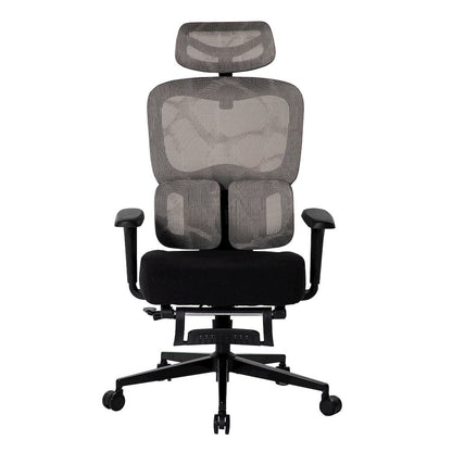 Office Chair with 9 Adjustable Points, Dual-Pad Lumbar Support, 3D Armrests