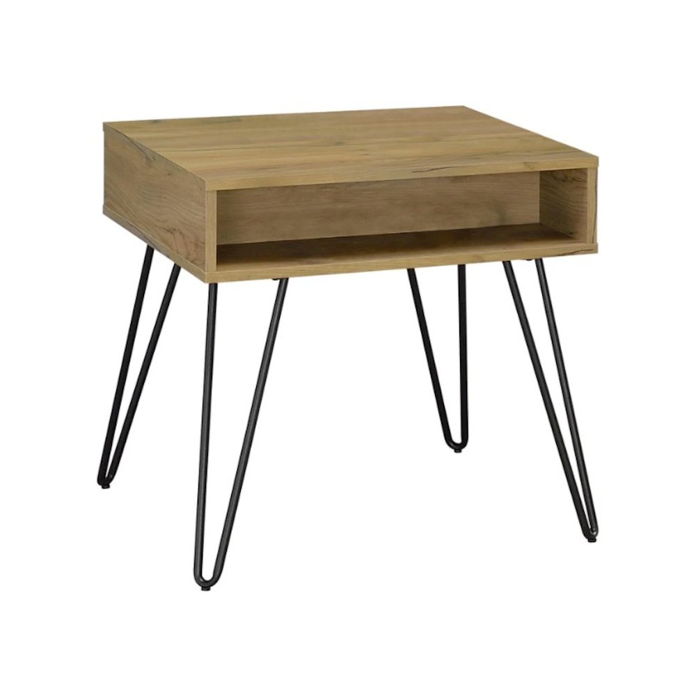 Fanning 3-piece Lift Top Coffee and End Table Set Golden Oak