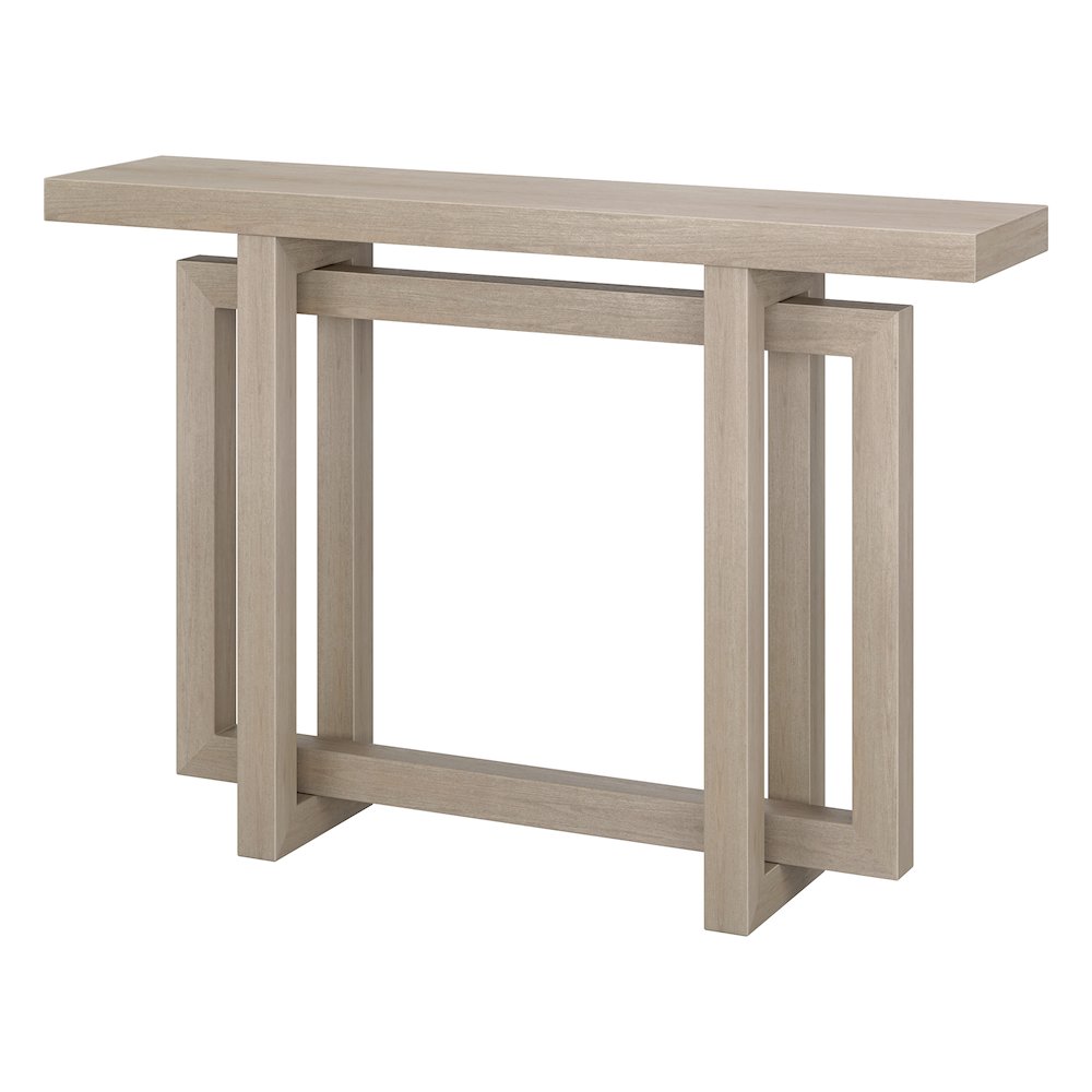 Breslow 44" Wide Rectangular Console Table in Alder White