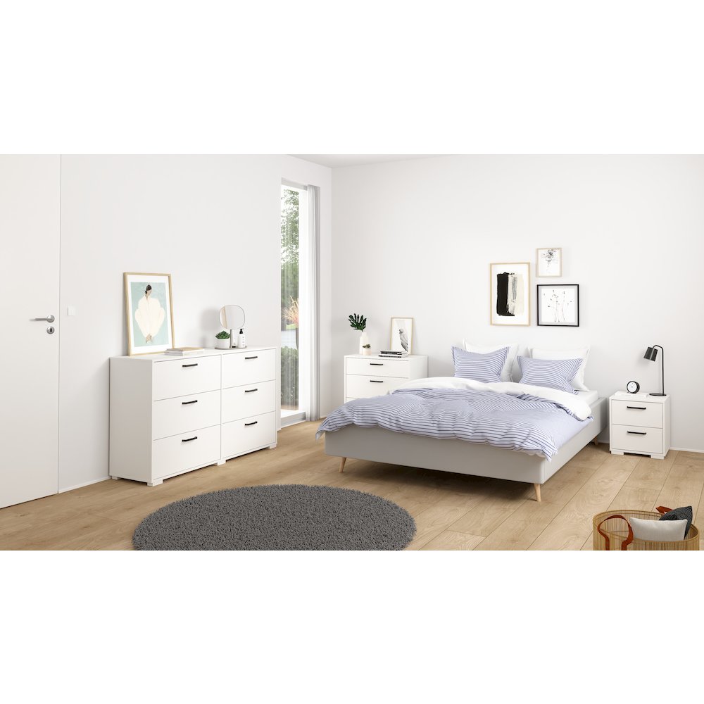 Sofia 3-Piece Bedroom Set, White