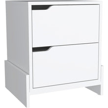 Luss Nightstand White MDF