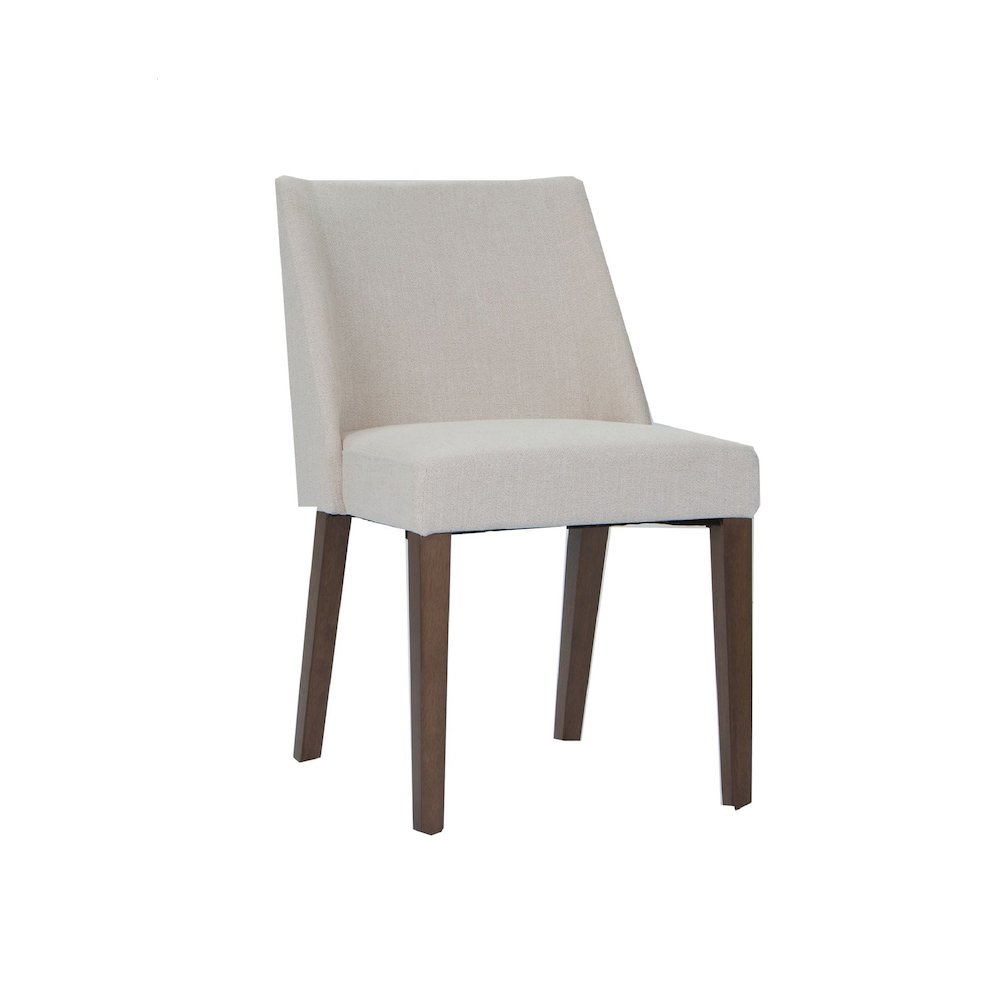 Space Savers Nido Chair - Light Tan (RTA)-Set of 2 in Satin Walnut