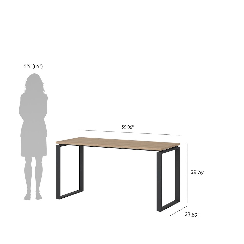 Sign 3-Piece Home Office Set with Desk, Storage Bookcase and Mobile Storage