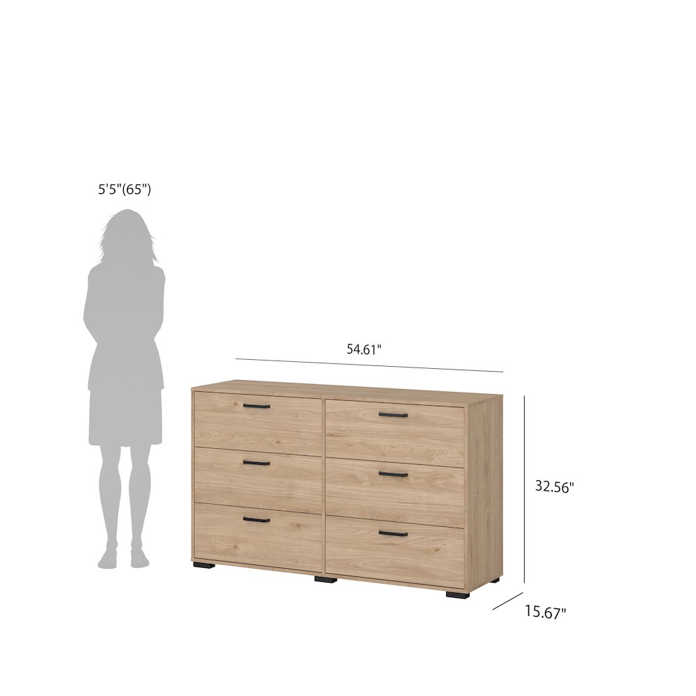 Sofia 4-Piece Bedroom Set, Jackson Hickory