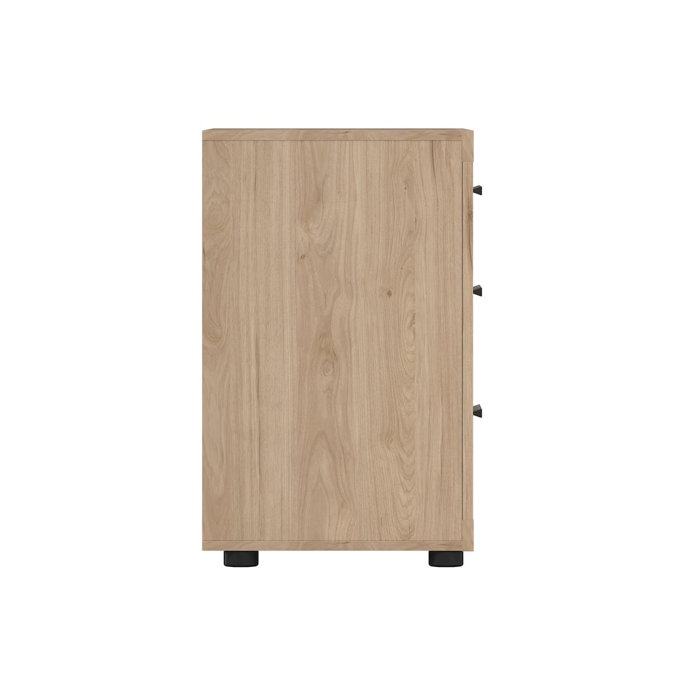 Mira 3 Drawer Chest, Jackson Hickory