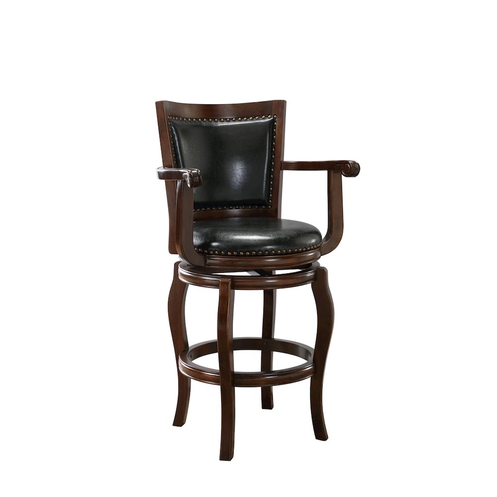 Jones Swivel Bar Stool - Cappuccino