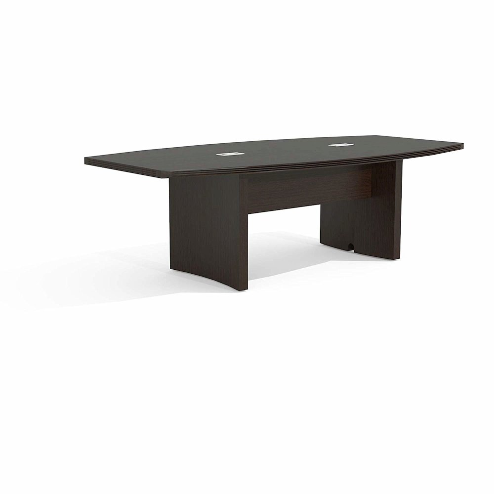 8' Conference Table, Boat Surface, Mocha