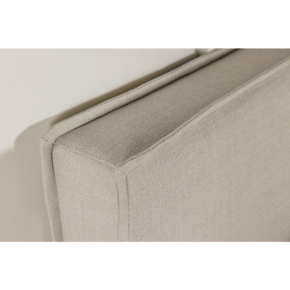 Izzy Upholstered King Panel Headboard Sand
