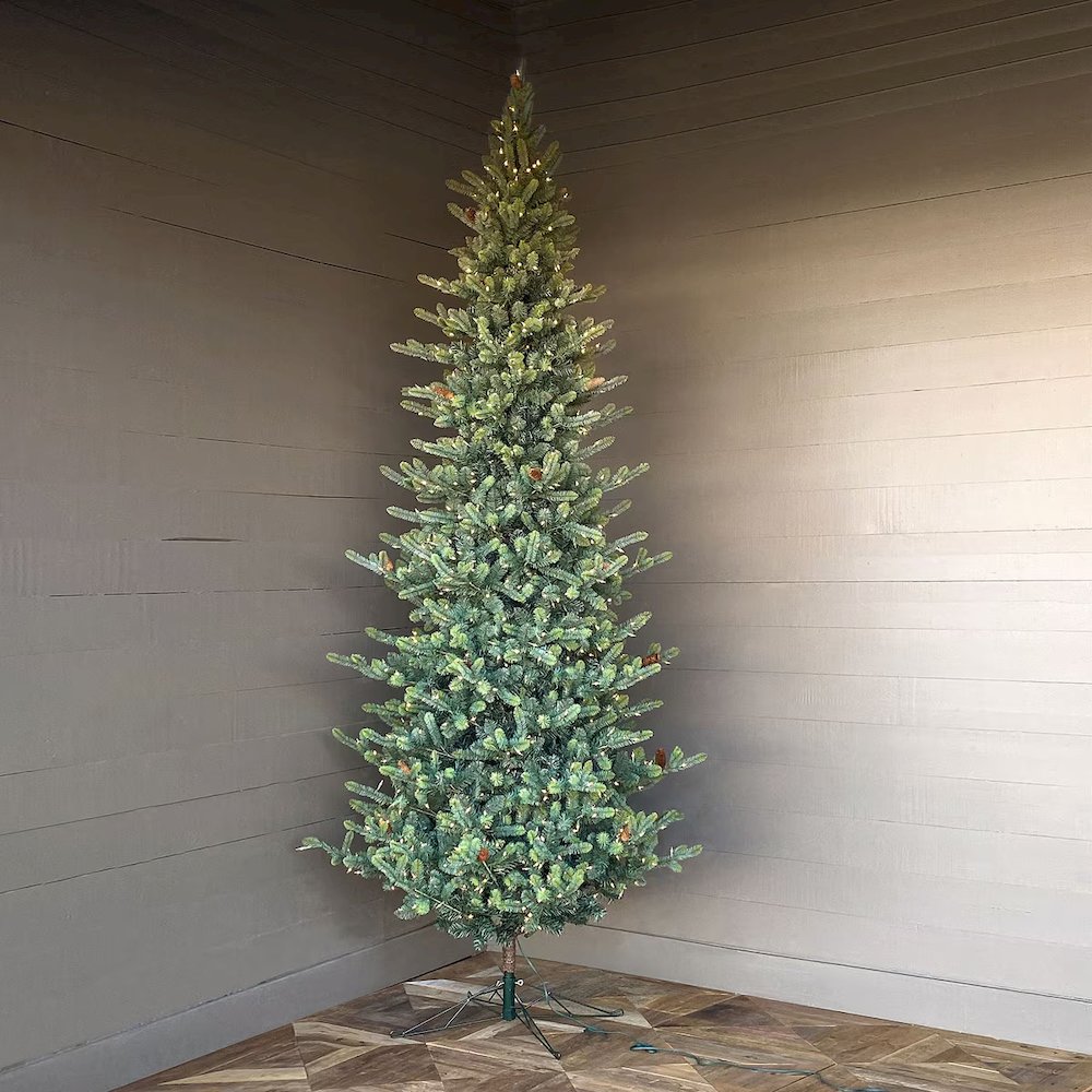 Blue Spruce Slim Christmas Tree, 12'