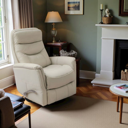 Ivory Recliner Nursery Glider Set – Elegant Boucle Chairs for Comfort