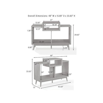 Nashville Medium Record Player Stand With Vinyl Storage