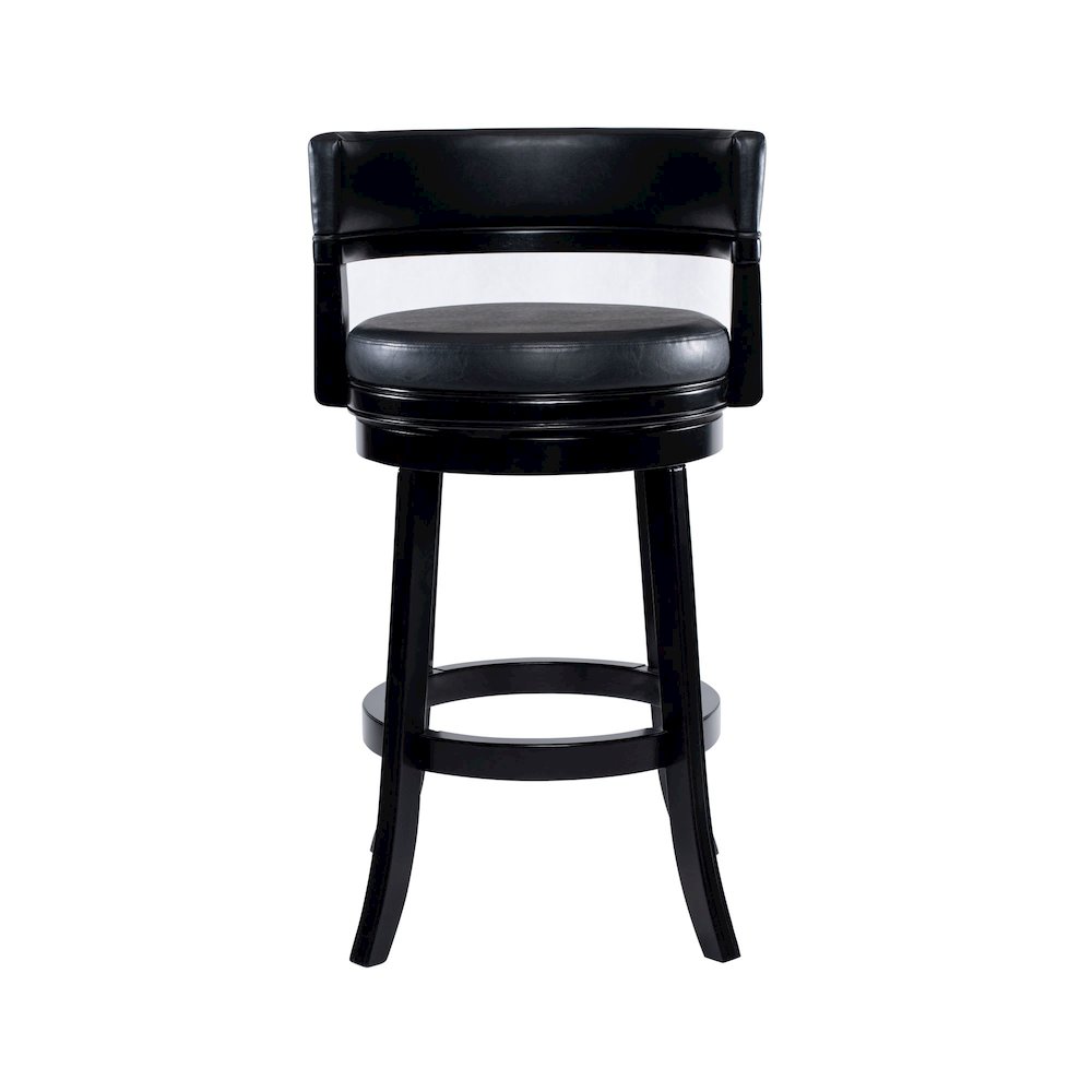 Balen Bar Height Swivel Stool - Black