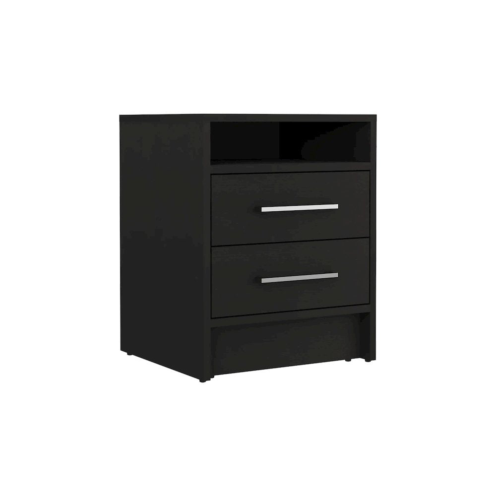 Greter Nightstand Black MDF