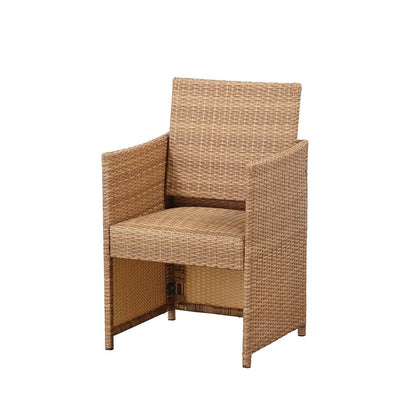 Honeymoon Outdoor Dining Set- Gold Oak
