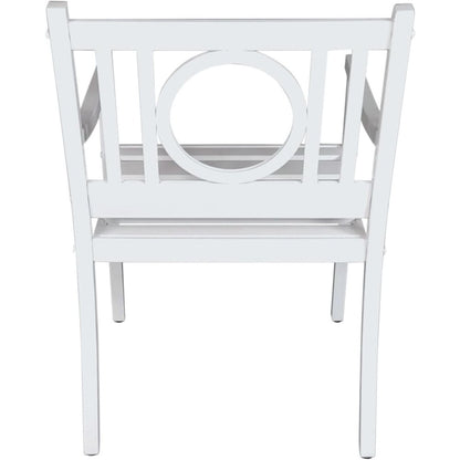 Grammercy Outdoor Chair and Side Table - White