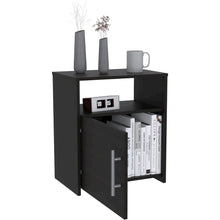 Nordico Nightstand Black MDF