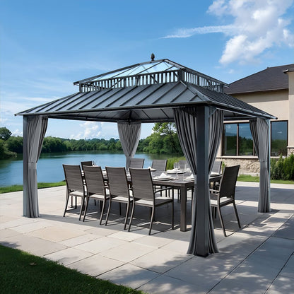14 ft. x 12 ft. Kingston Extra-Tall, Wide Hardtop Gazebo
