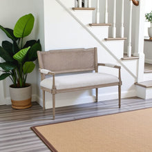 Elegant Settee with Solid Wood Frame – Banquette Seating for Dining