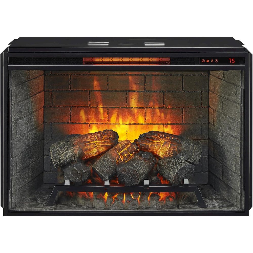 33" Fireplace Insert with Door Sensor