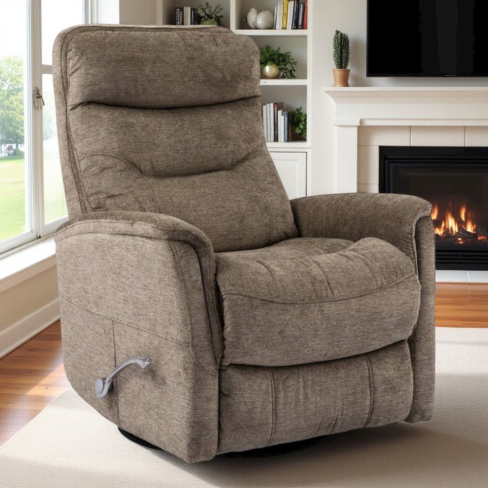 Heather Recliner Nursery Glider  – Elegant Boucle Chairs for Comfort