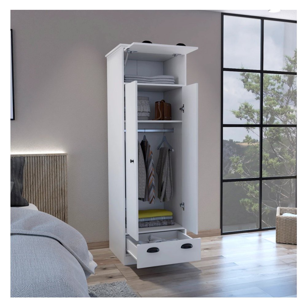 Falkland Armoire White MDF