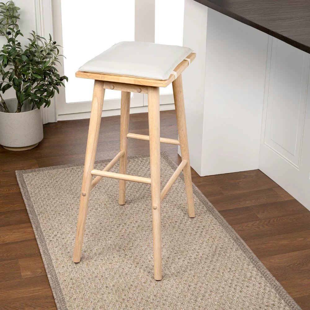 Peroni Mid-Century 30.5" Backless Bar Stool