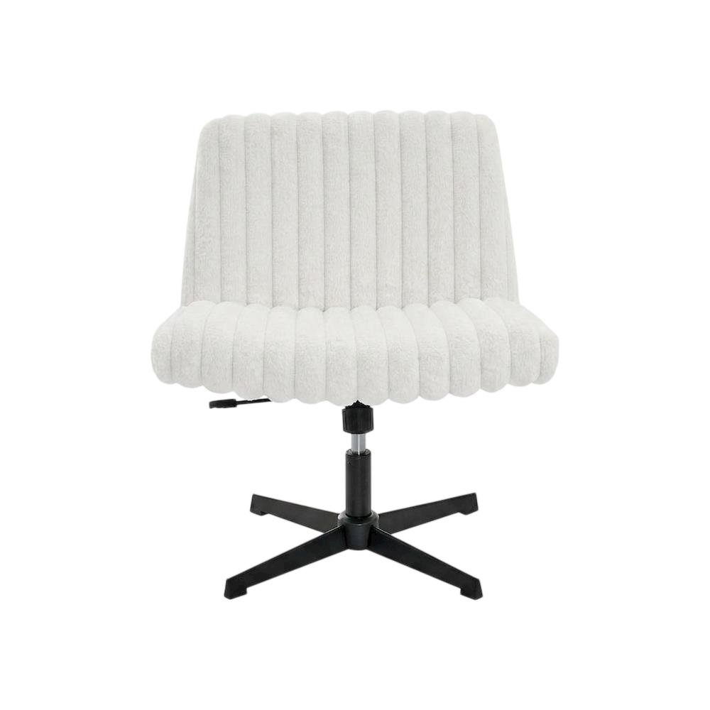 Swivel Office Chair with Criss Cross Design, Adjustable & Comfortable