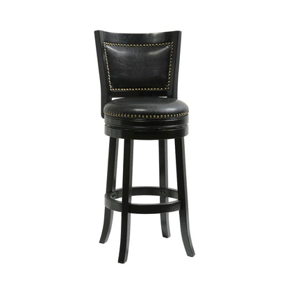 Bristol Swivel Bar Stool - Black