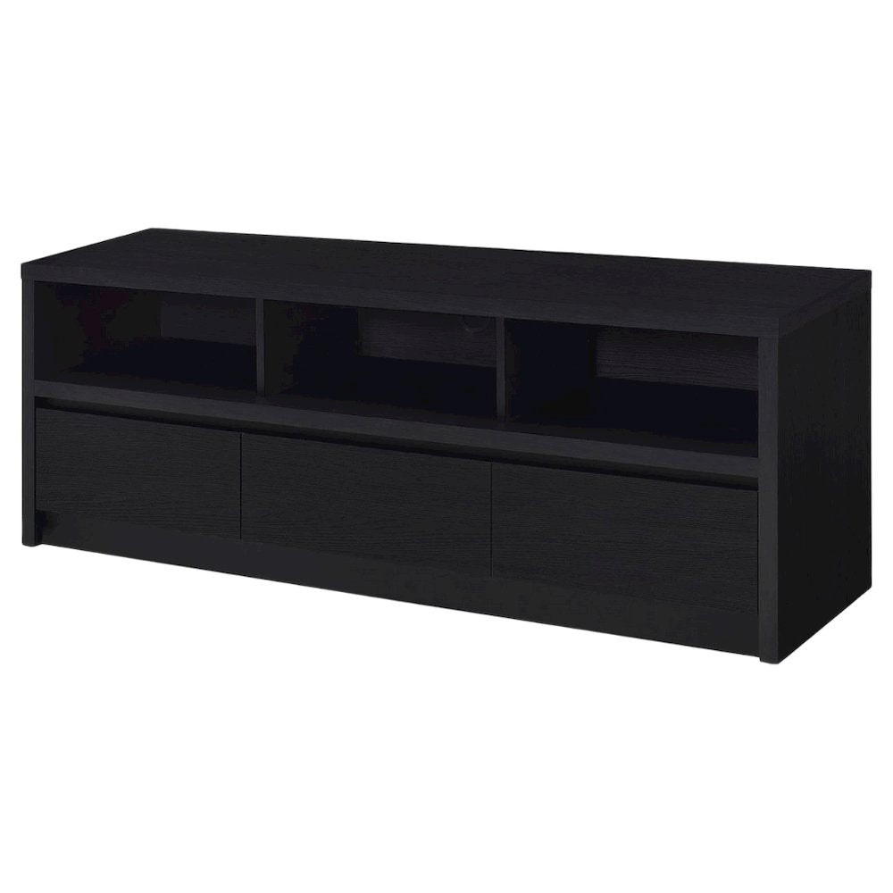Rutland 59-inch 3-drawer TV Stand Media Console Black