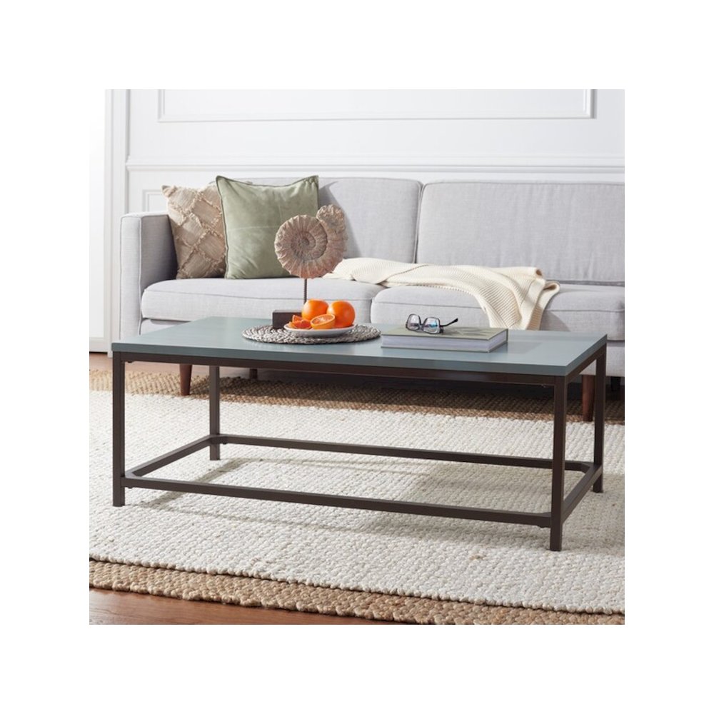 Alec Coffee Table, Barn Blue
