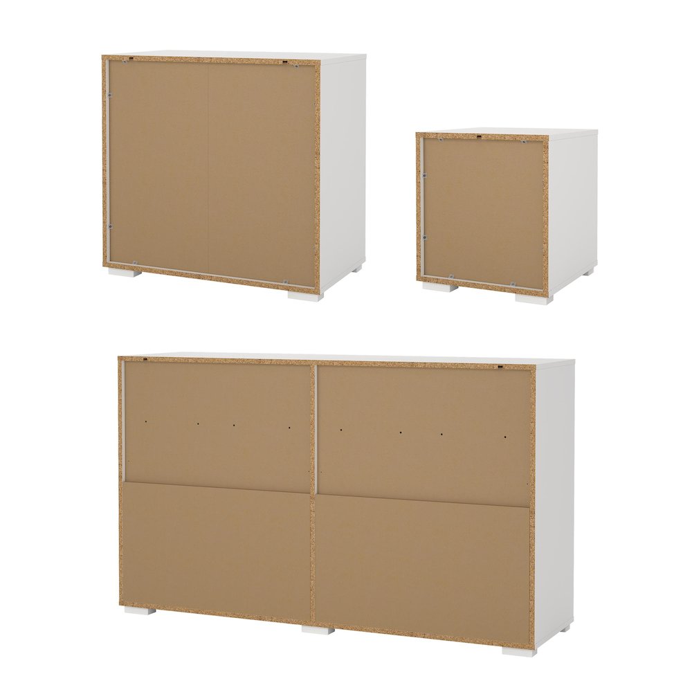 Sofia 3-Piece Bedroom Set, White