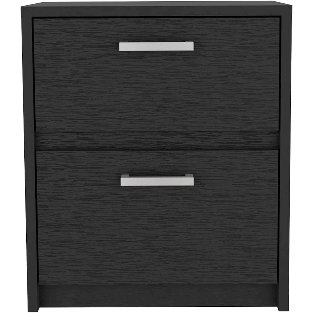 Trivor Nightstand Black MDF